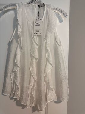 Zara Ruffle Top NWT